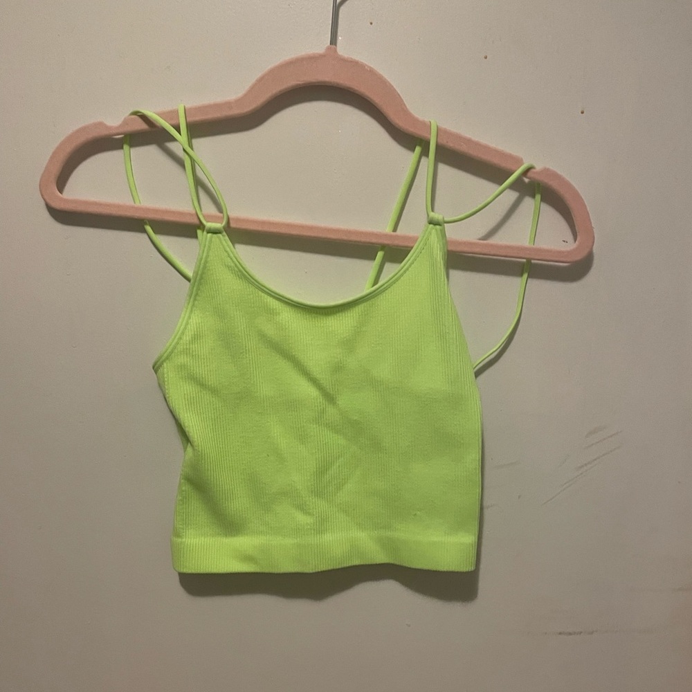 Neon crop top
